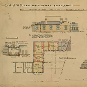 L&N. W. R Lancaster Station Enlargement [1902]