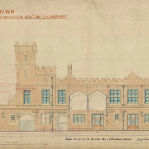 L&N. W. R Lancaster Station Enlargement - Booking Hall and Buildings [1899]