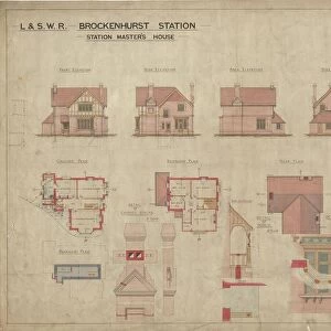 LSWR BROCKENHURST STATION STATION MASTERS HOUSE