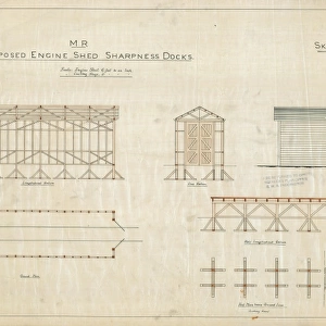 M. R. Proposed Engine Shed Sharpness Docks [1877]