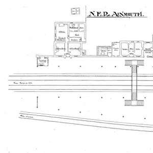 N. E. R Alnmouth Station Plan [c1909]