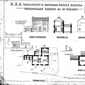N. E. R Darlington and Barnard Castle Branch - Broomielaw Station As At Present