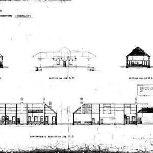 N. E. R New Station - South Stockton [Thornaby] Sections [1881]