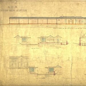 NER Thirsk New Station, Plans Sections and Elevations - Drawing No. 6 [ND]