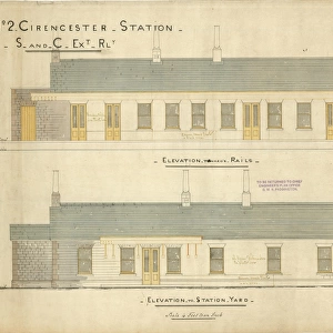 No. 2 Cirencester Station -s and C Extension Railway [1883]