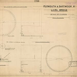 Plymouth & Dartmoor Railway Laira Bridge - Details of Cylinders [1904]