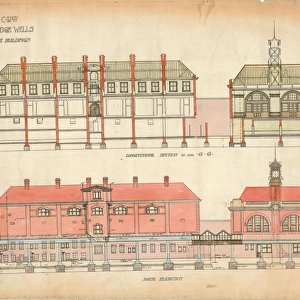 S. E & C. R Tunbridge Wells Station - Down Side Buildings [1911]