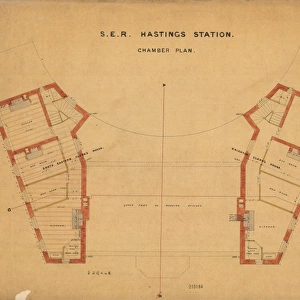 S. E. R Hastings Station - Chamber Plan [1850]