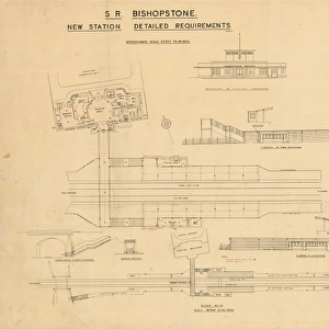S. R. Bishopstone Station - New Station: Detailed Requirements [1938]
