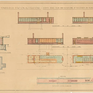 S. R Tonbridge Station Alterations - Islan Platform Buildings [1935]