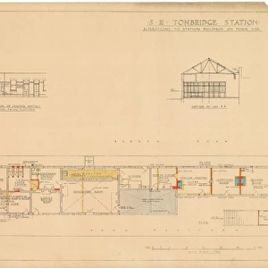 S. R. Tonbridge Station - Alterations to Station Buildings [1935]