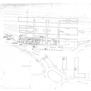 Sheffield Station Platform One Improvements - Site Plan [June 1973]