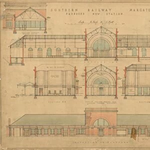Southern Railway Margate - Proposed New Station [c1925]