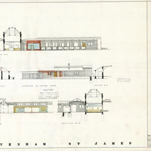 St. James Cheltenham - Amendment to Waiting Room, Parcels Office etc [29 / 05 / 1951]