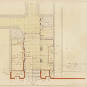 Stratford Station. London & North Eastern Railway. Stratford Station Booking Hall Plan (1939)