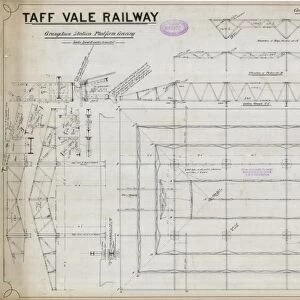 Taff Vale Railway - Grangetown Station Platform Covering [1903]