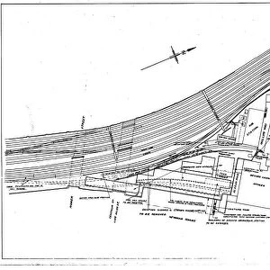 Waterloo Station, Necropolis Site - Plan of Site for proposed offices [1955]