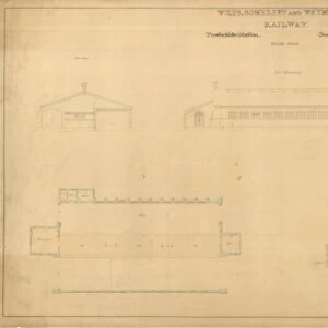 Wilts. Somerset and Weymouth Railway - Trowbridge Station Goods Shed [1848]