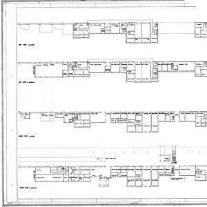 Wolverhampton Low Level Station, Alterations and New Offices for District Engineer, Ground and First Floor Plans [1958]