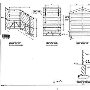 Wolverton Station Refurbishment of Existing Footbridge Drawing 3 [c1990]