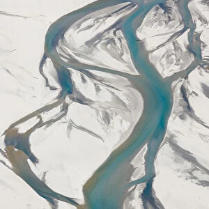 Dart River, near Glenorchy, Queenstown Region, South Island, New Zealand - aerial