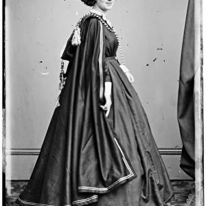 EMMA WEBB (1843-?) American actress and Secessionist. Photograph, c1860