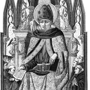 St Augustine of Hippo (350-430) one of great Fathers of early Christian church. Converted 386