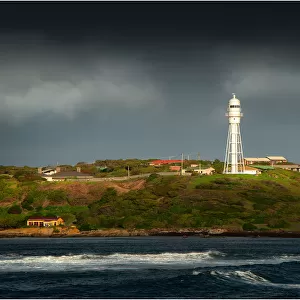 A view to the Currie Lighthouse on King Island Tasmania