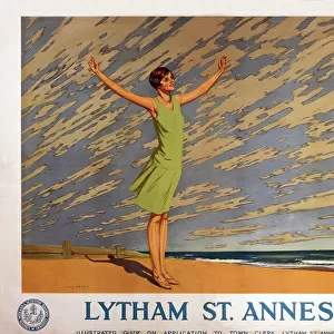 Lytham St Annes, LMS poster, 1923-1930