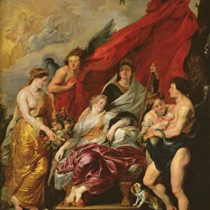 The Birth of Louis XIII (1601-43) at Fontainebleau, 27th September 1601, from the Medici Cycle