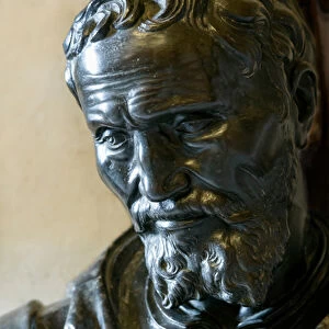 Bust of Michelangelo (bronze)