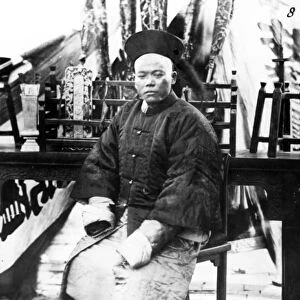 General Ching, 1860 (b / w photo)