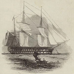 HMS "Collingwood"(engraving)
