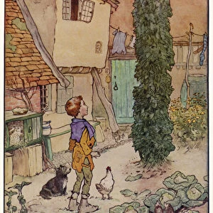 Jack and the Beanstalk (colour litho)