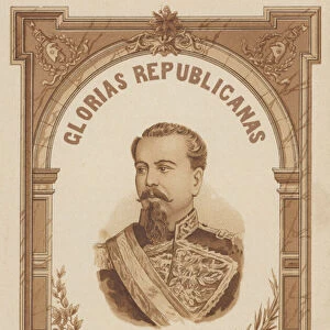 Joaquin Crespo, Venezuelan politician and soldier (litho)