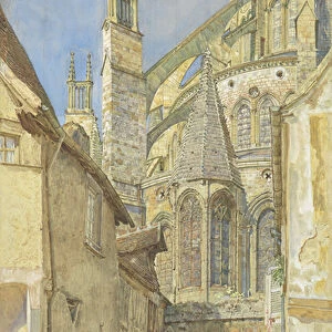 The Lady Chapel and Apse of Bourges Cathedral, 1899 (w / c on paper)