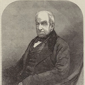 The late Mr Robert Brown, Keeper of Botany in the British Museum (engraving)