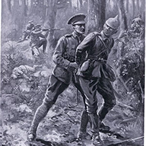 Private B R Shiel awarded DCM for capturing a German patroller in Belgium April 1915