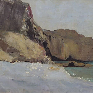 The Rocks at Vallieres, near Royan (oil on canvas)