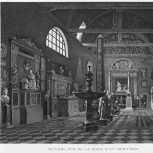Second view of the introductory room, Musee des Monuments Francais, Paris, illustration