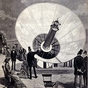 Solar oven by Augustin Mouchot and Pifre, 1882. In 1882