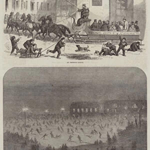Winter Sketches from New York (engraving)