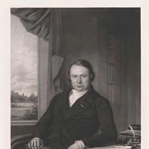 Portrait of Nicols Beets, print maker: Dirk Jurriaan Sluyter, Adrianus Johannes Ehnle