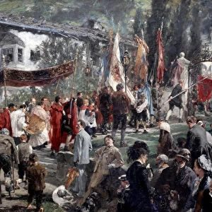 Corpus Christi Procession at Hofgastein, 1880
