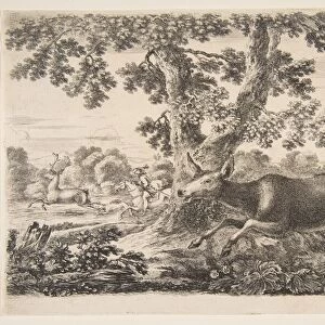 Deer hunt, from Animal hunts (Chasses adifferents animaux), ca. 1654