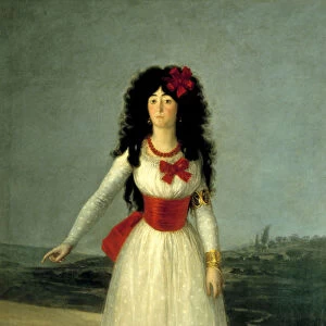 The Duchess of Alba oil by Francisco de Goya