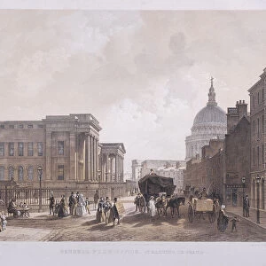 General Post Office, London, 1852. Artist: Thomas Picken