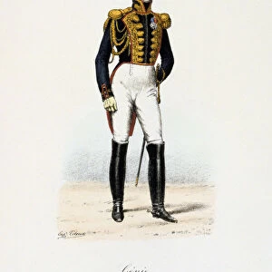 Genie, Chef de Bataillon, 1814-30. Artist: Eugene Titeux