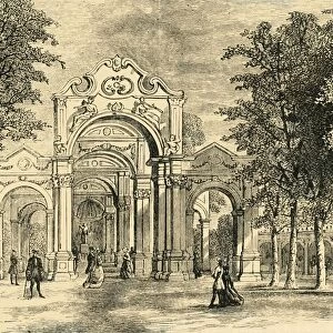 The Italian Walk, Vauxhall Gardens, (c1878). Creator: Unknown