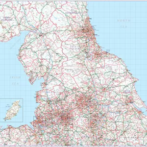 Postcode District Map sheet 4 Northern England